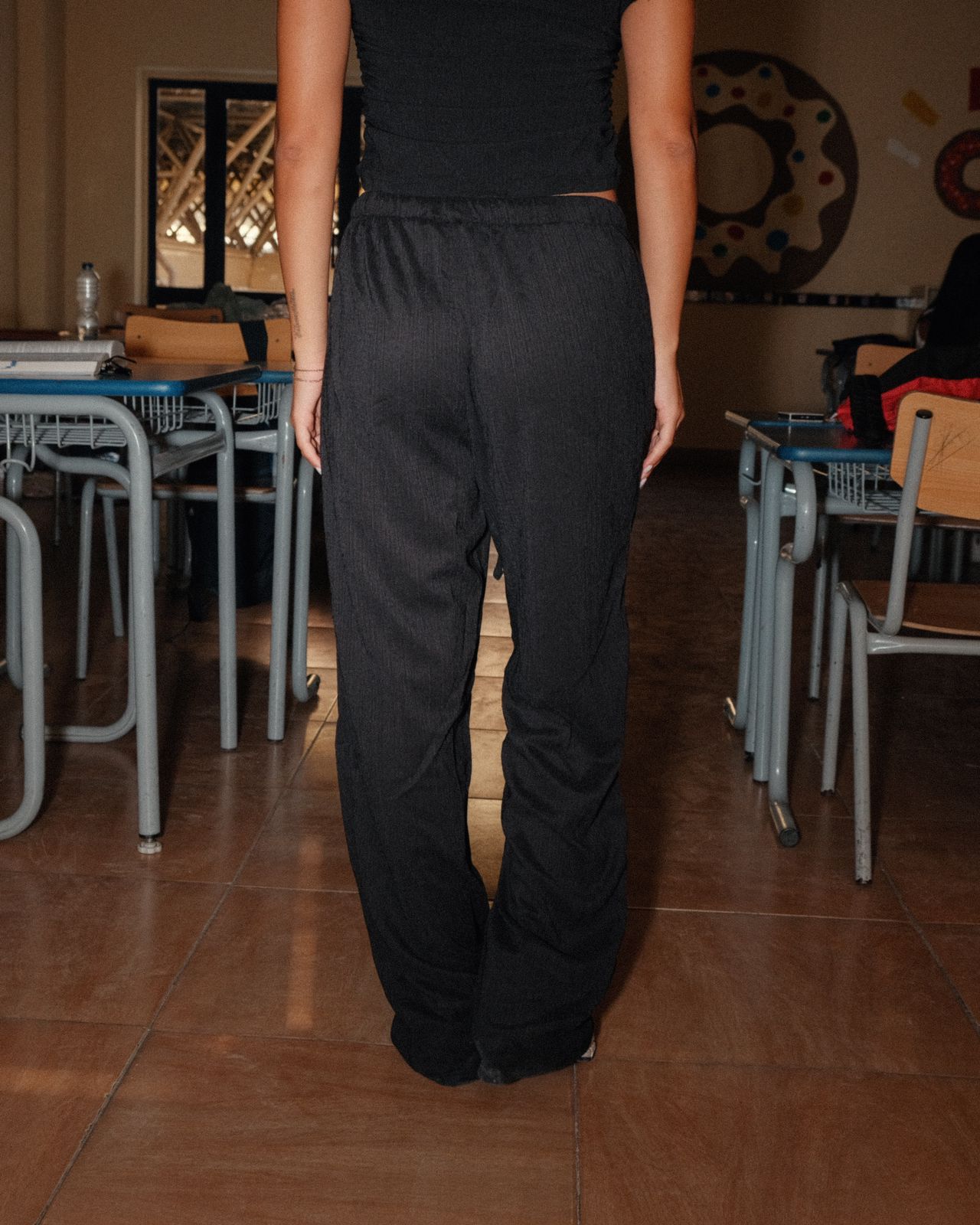 Crinkled Pants in Colors