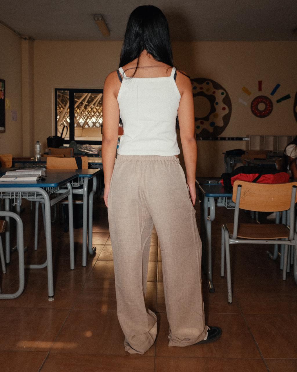 Flowy Beige Pants