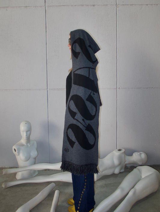 SASS Scarf grey x black