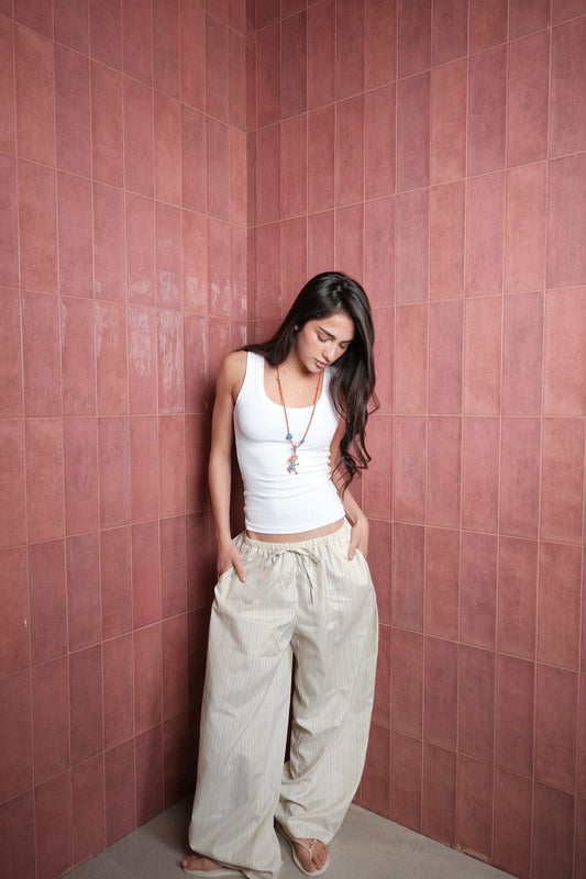 Yellow Stripes Pants