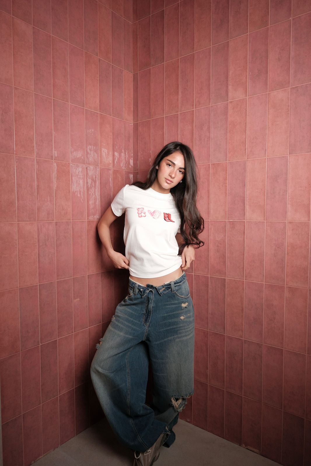 Pink girl top