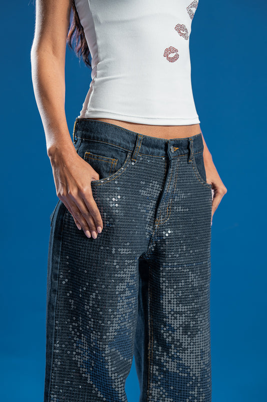 Sequins Jeans