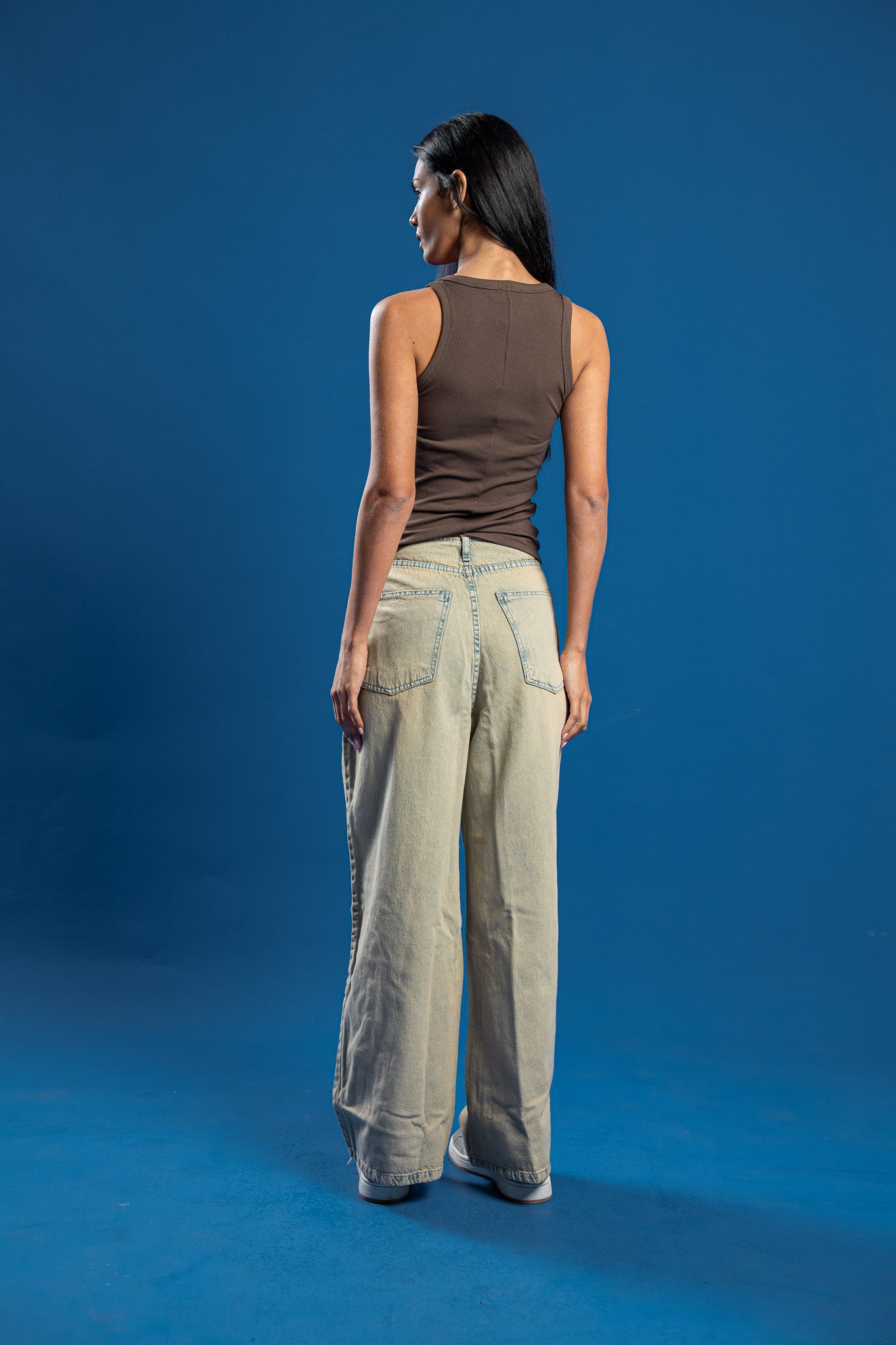 Double Buttons Denim