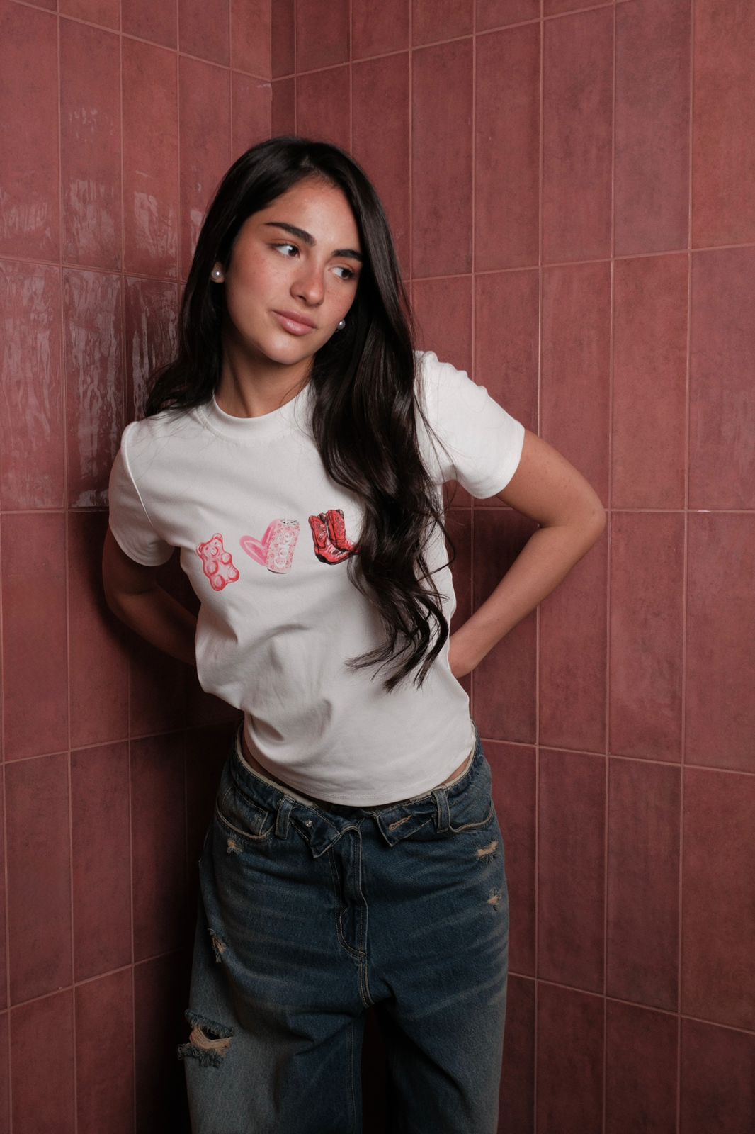 Pink girl top