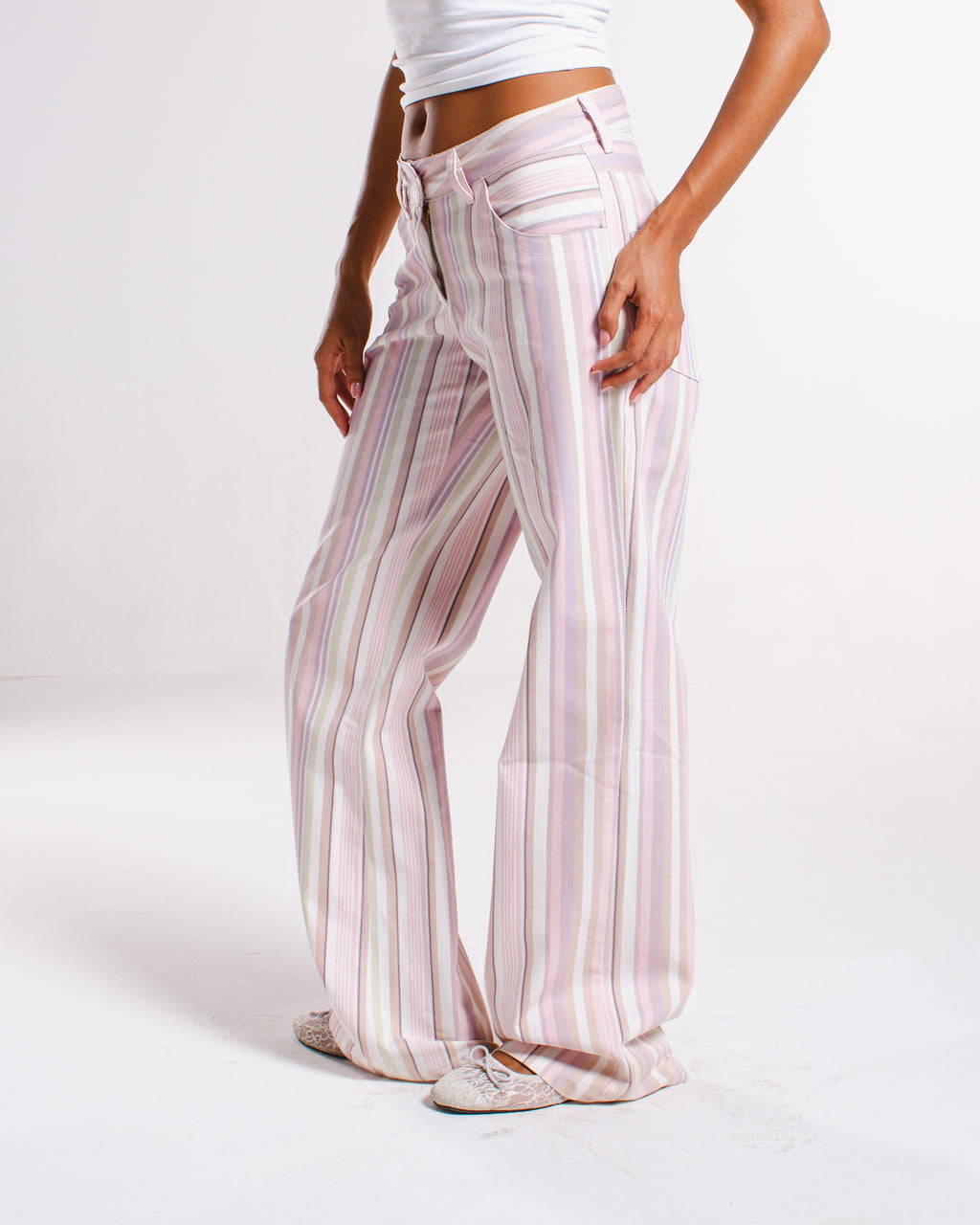 Pink stripe Pants