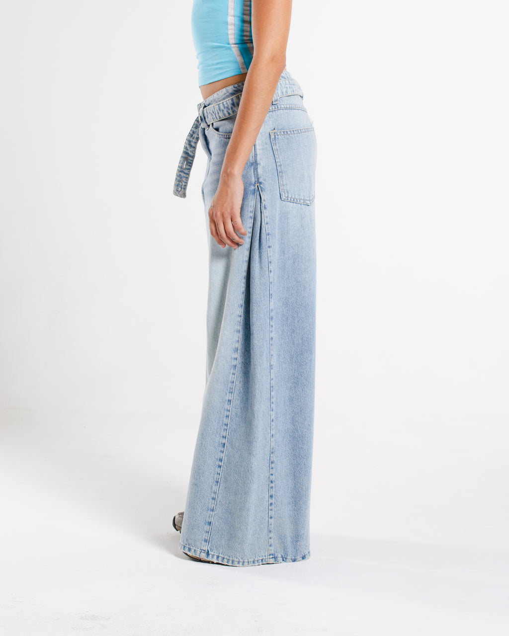 Double Belt Denim