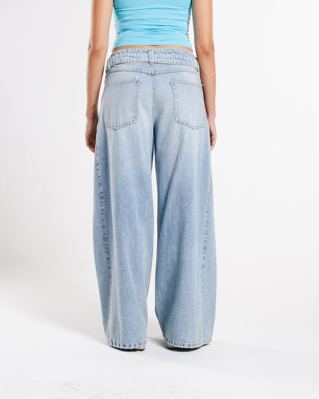 Double Belt Denim