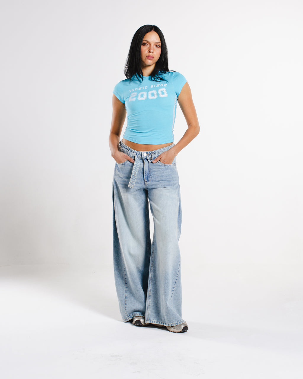 Double Belt Denim