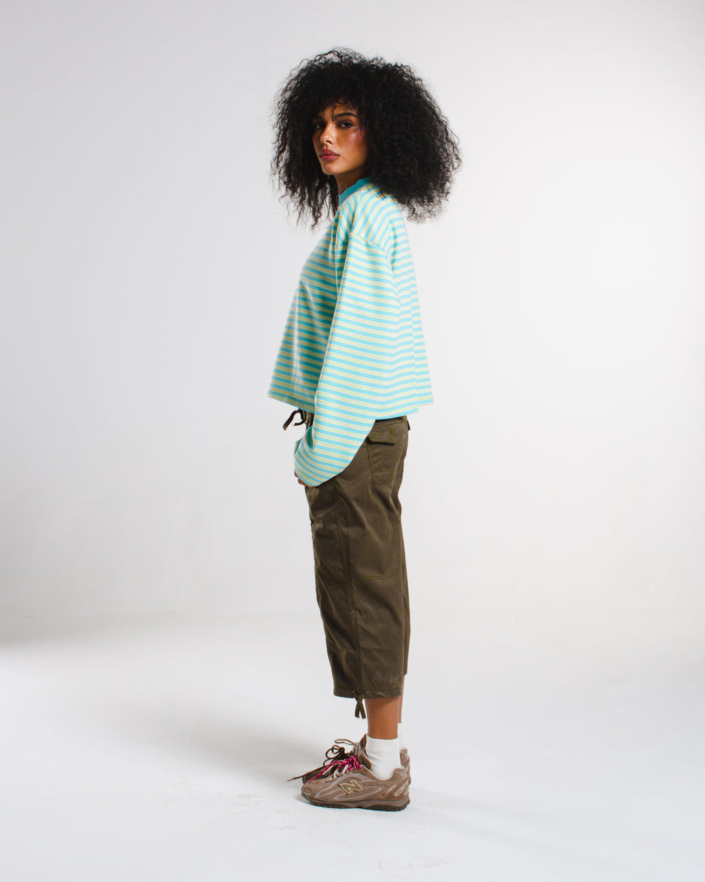 Stripy Long Sleeve Top