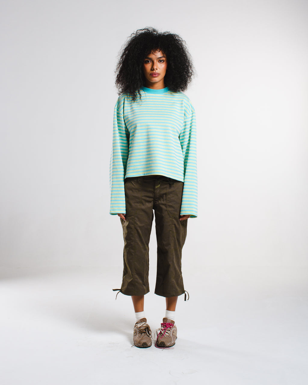 Stripy Long Sleeve Top