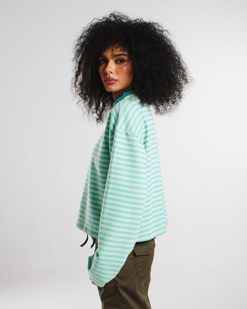 Stripy Long Sleeve Top