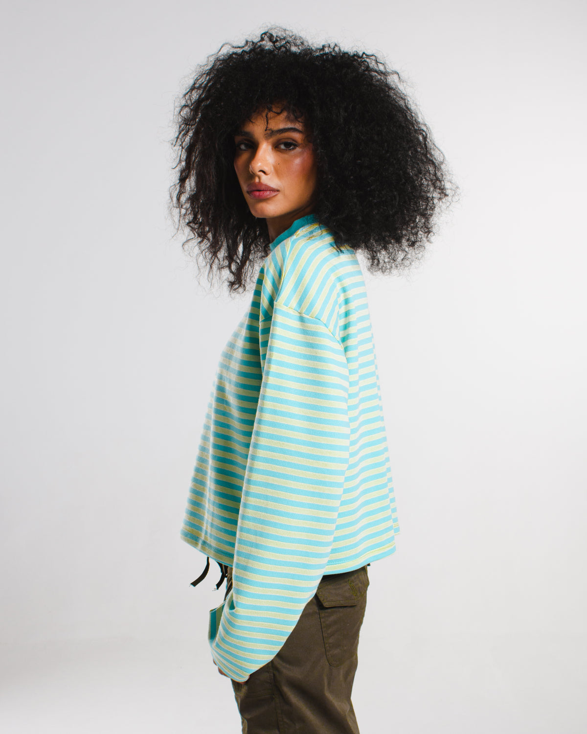 Stripy Long Sleeve Top
