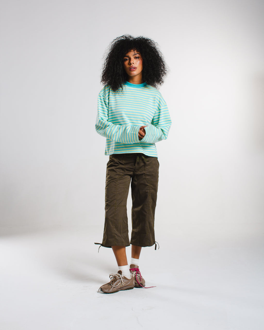 Stripy Long Sleeve Top