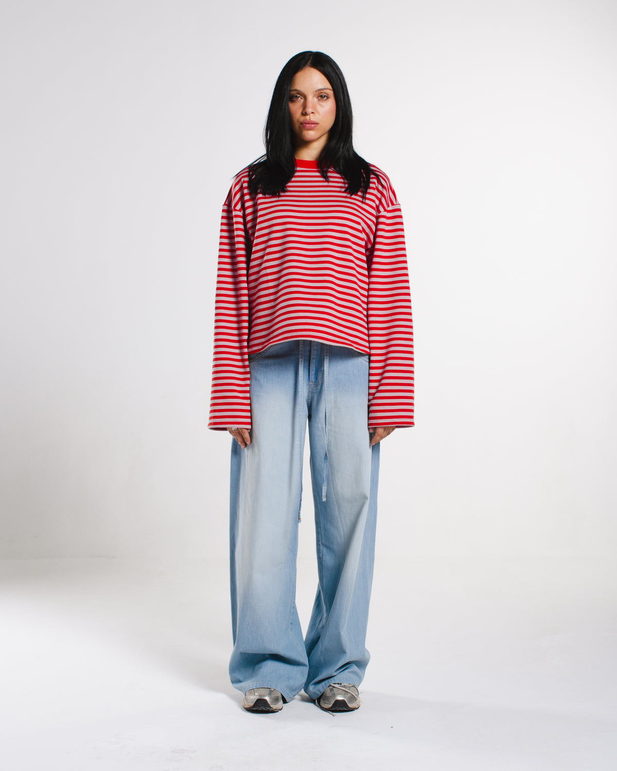 Stripy Long Sleeve Top