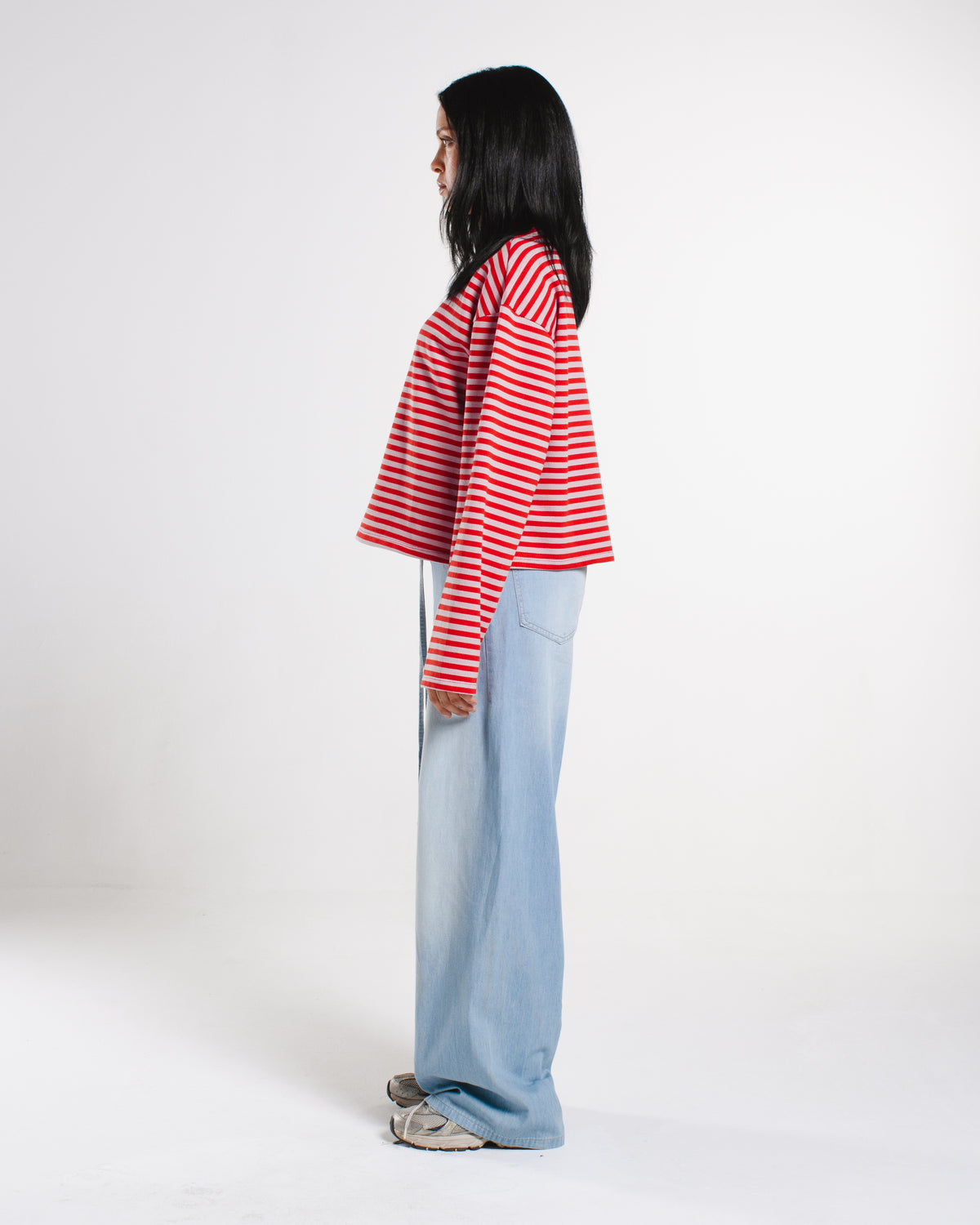 Stripy Long Sleeve Top