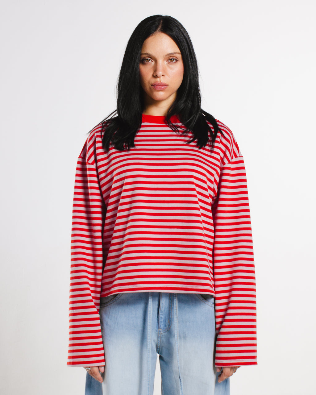 Stripy Long Sleeve Top