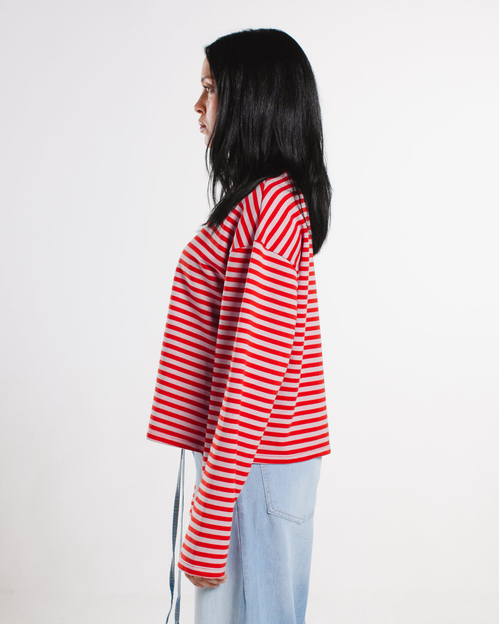 Stripy Long Sleeve Top