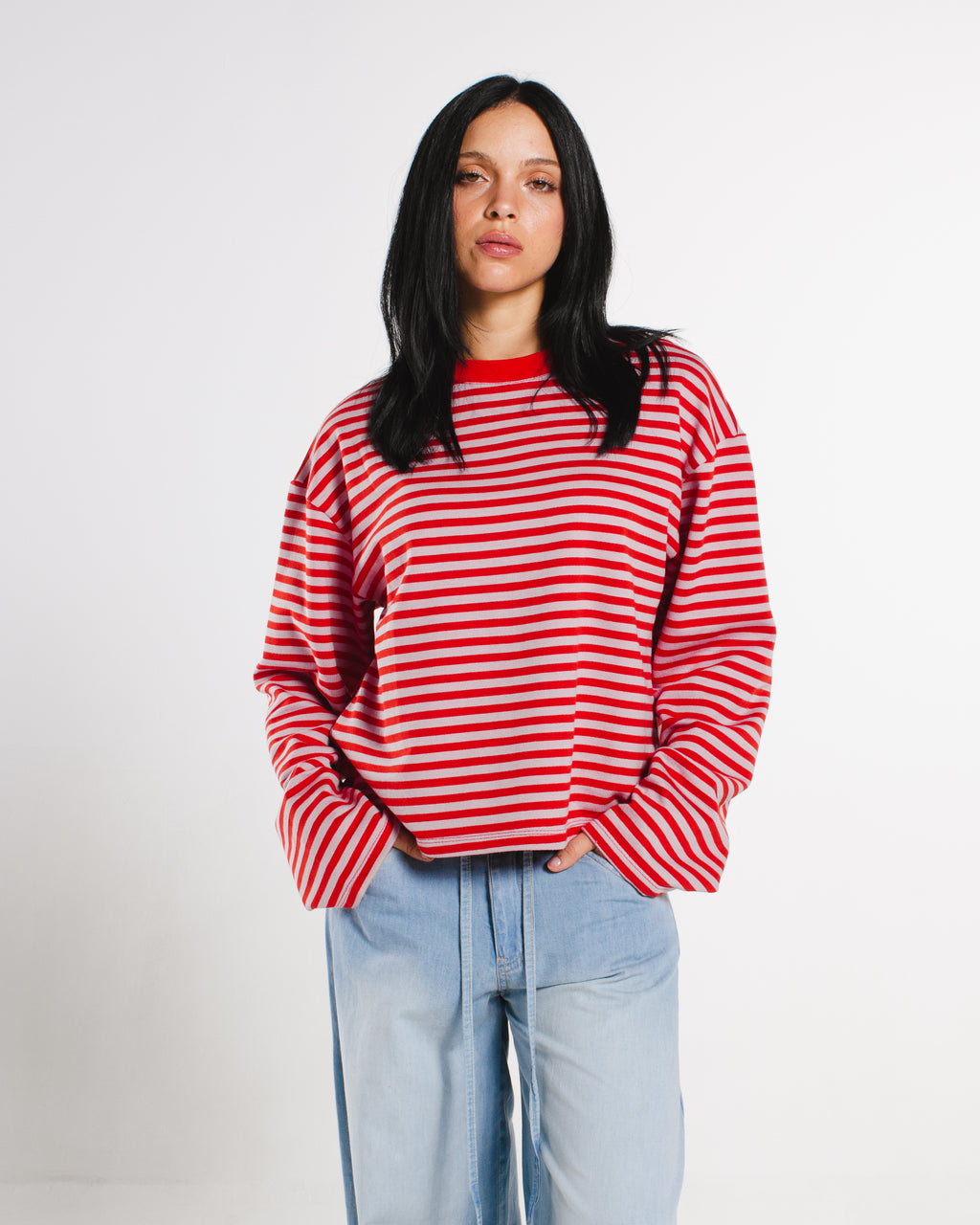 Stripy Long Sleeve Top