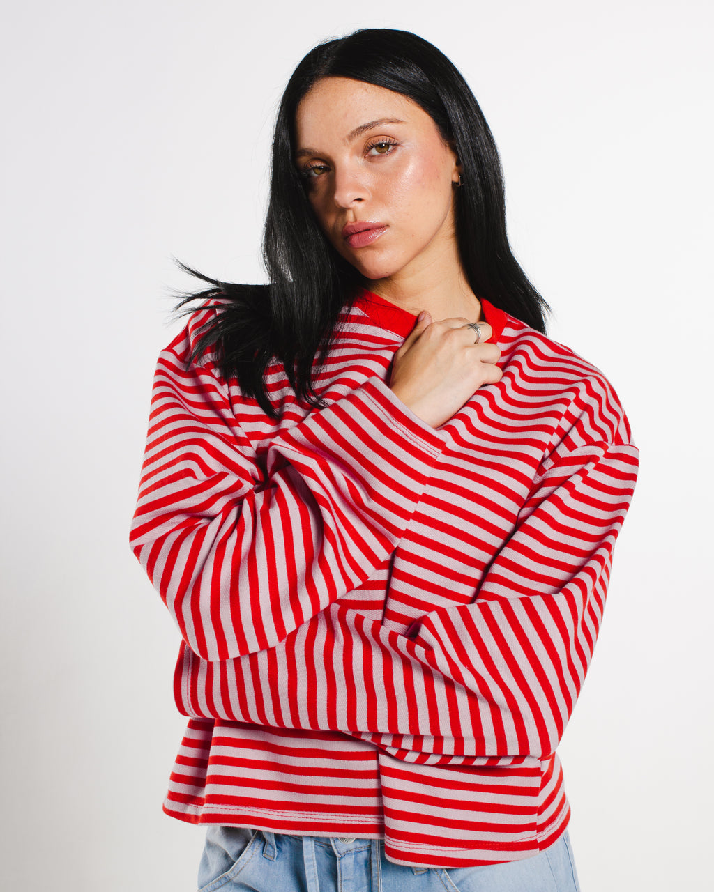 Stripy Long Sleeve Top