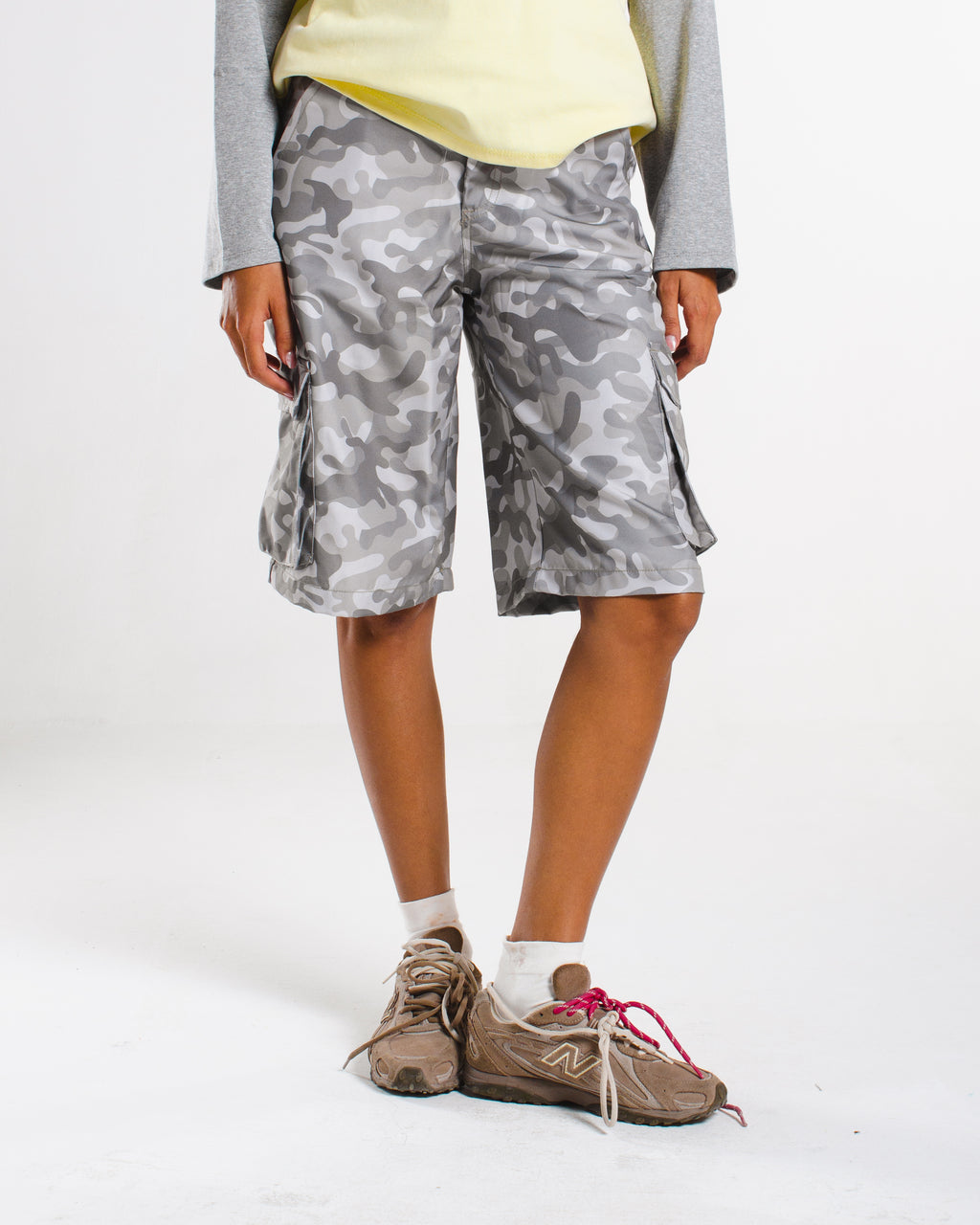 Camo cargo jorts