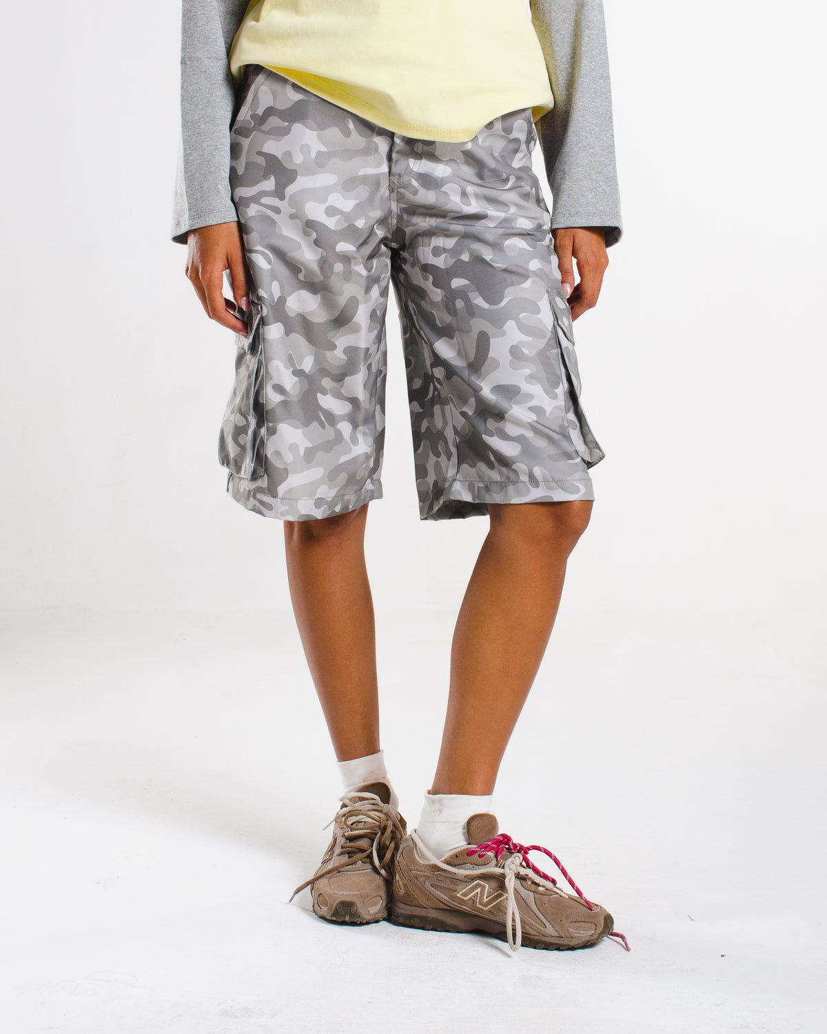 Camo cargo jorts