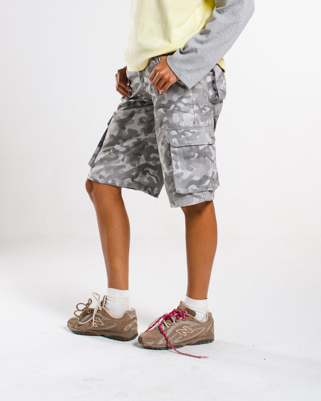 Camo cargo jorts