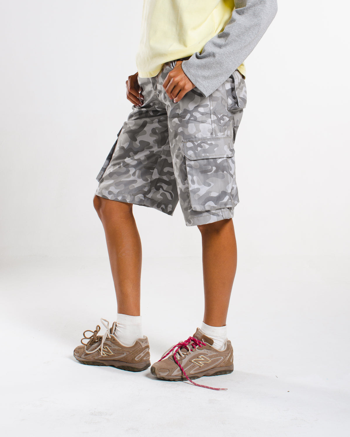 Camo cargo jorts