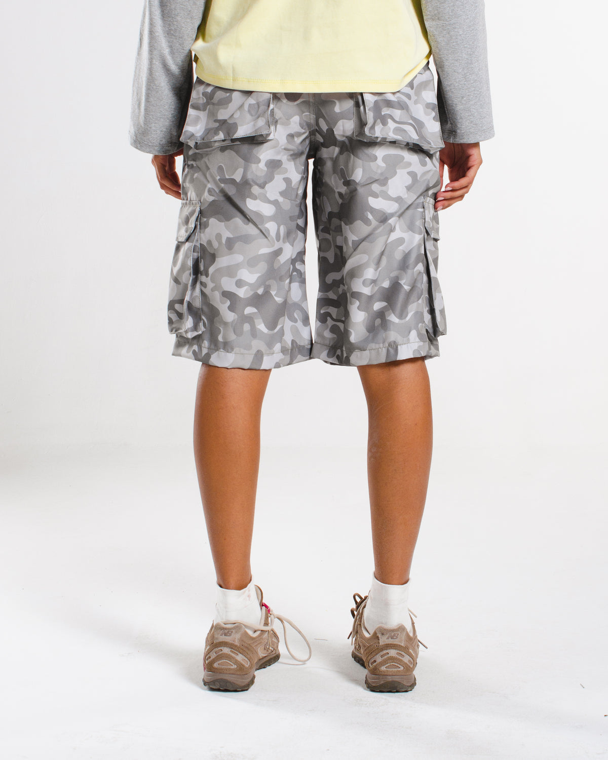 Camo cargo jorts