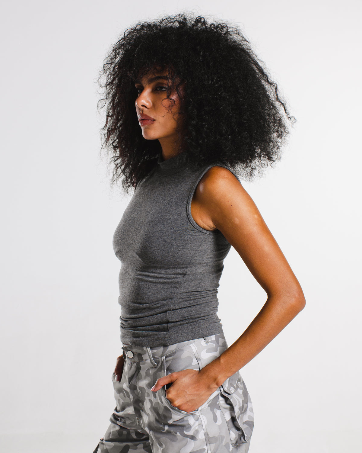 High Neck Top