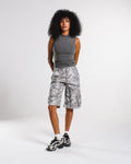 Camo cargo jorts