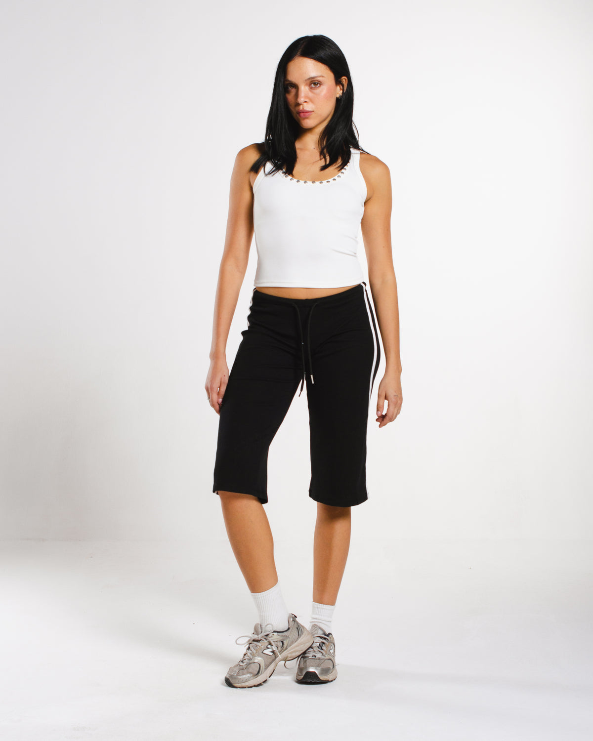 Side Stripe Capri