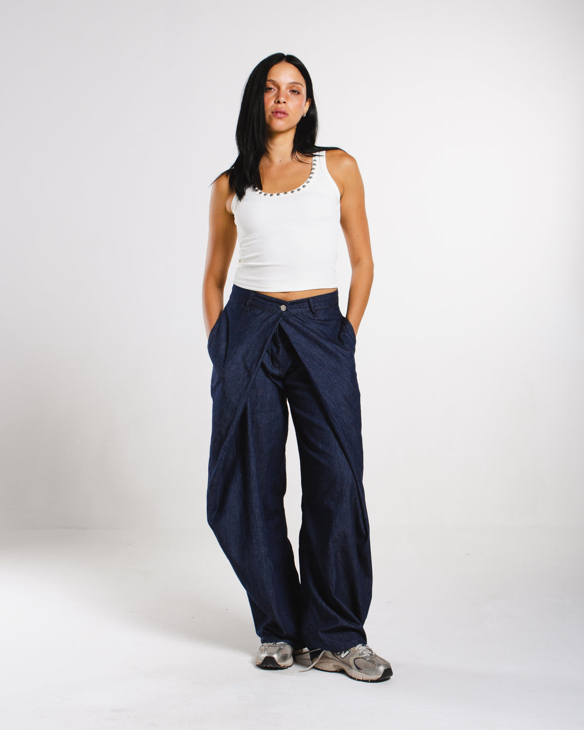 Fold Denim Jeans
