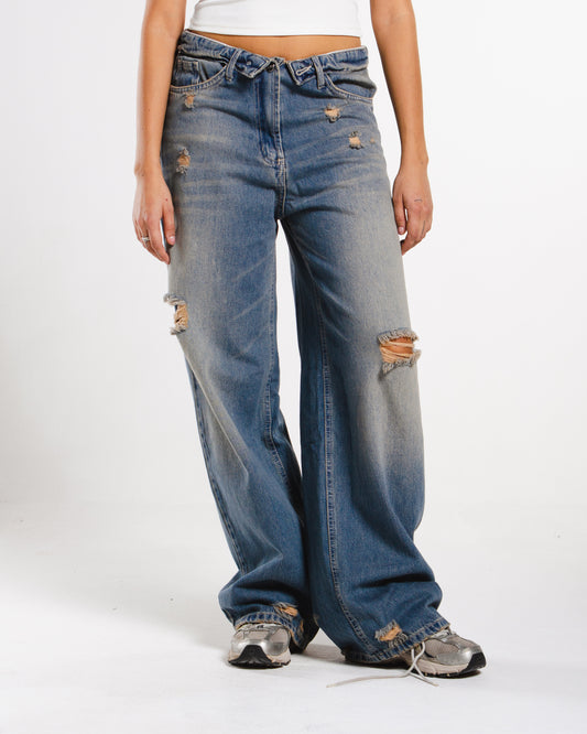 Flipped Ripped Jeans