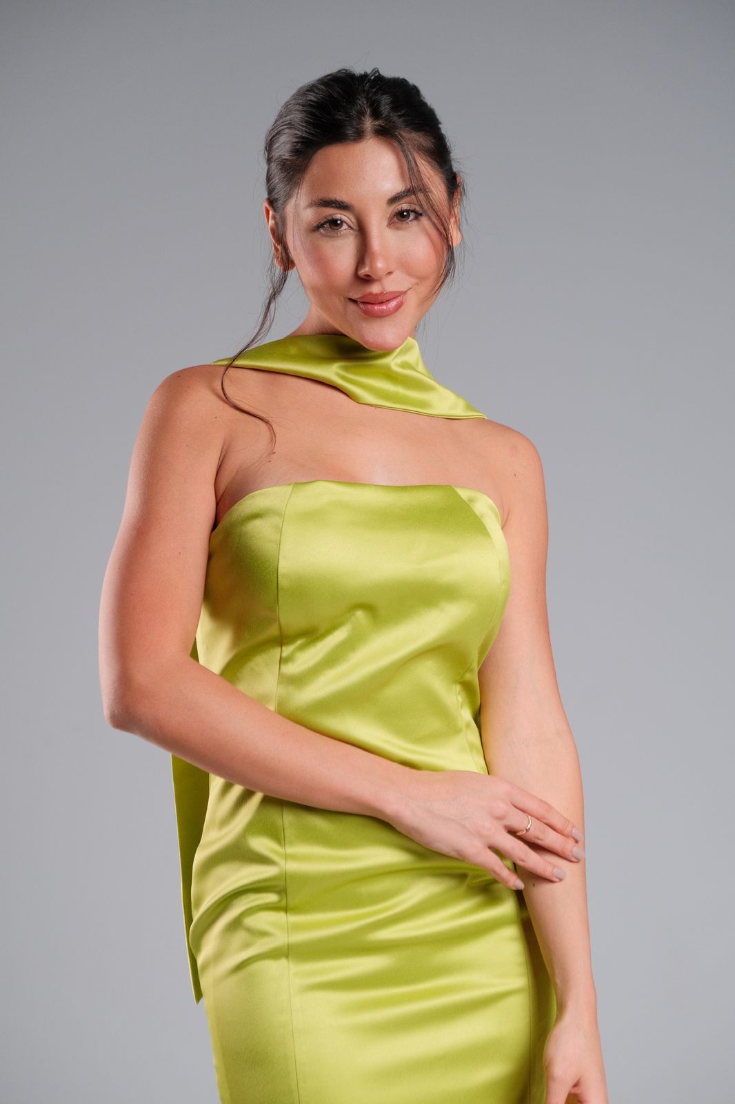 Apple Green Dress