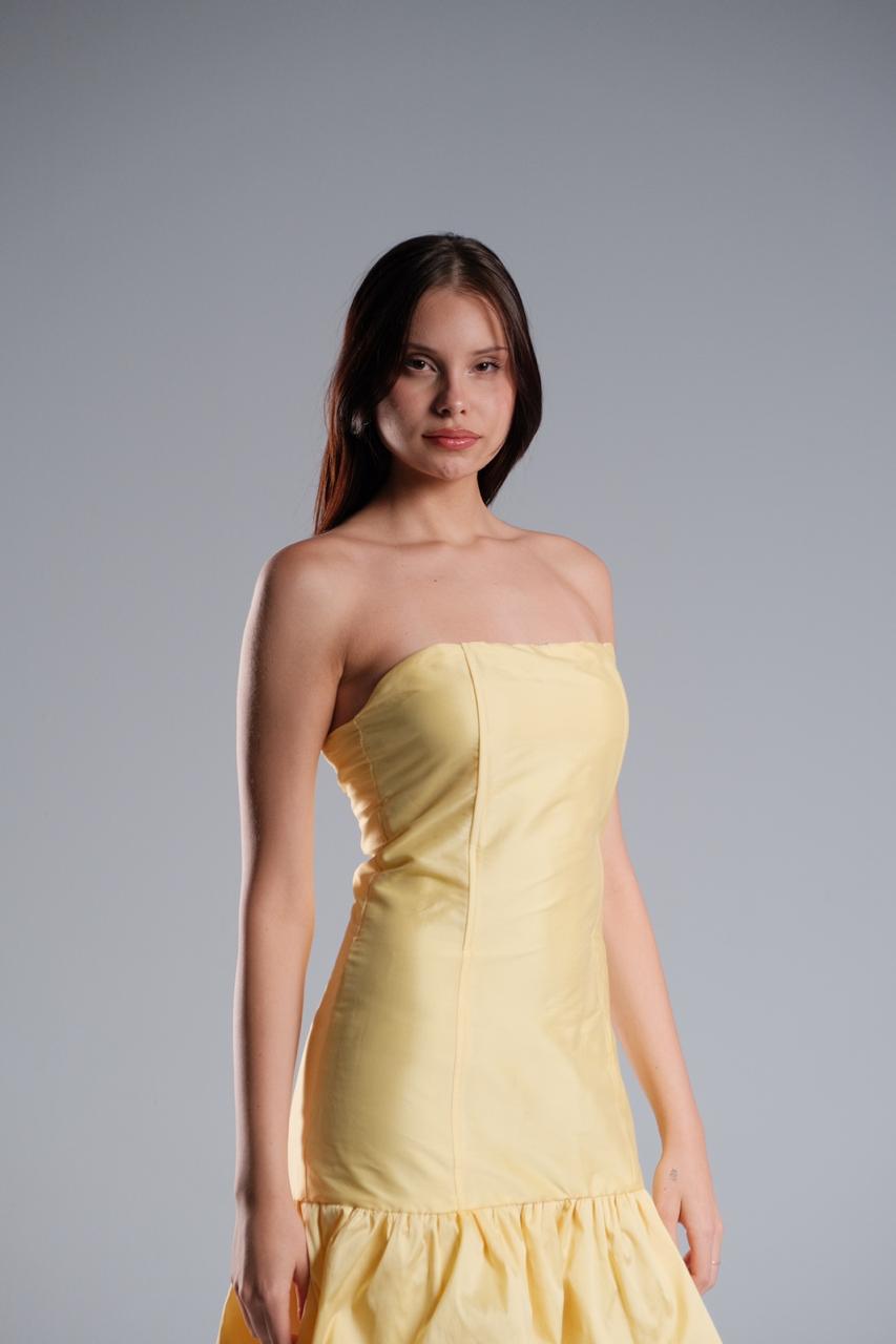 Butter Yellow Dress