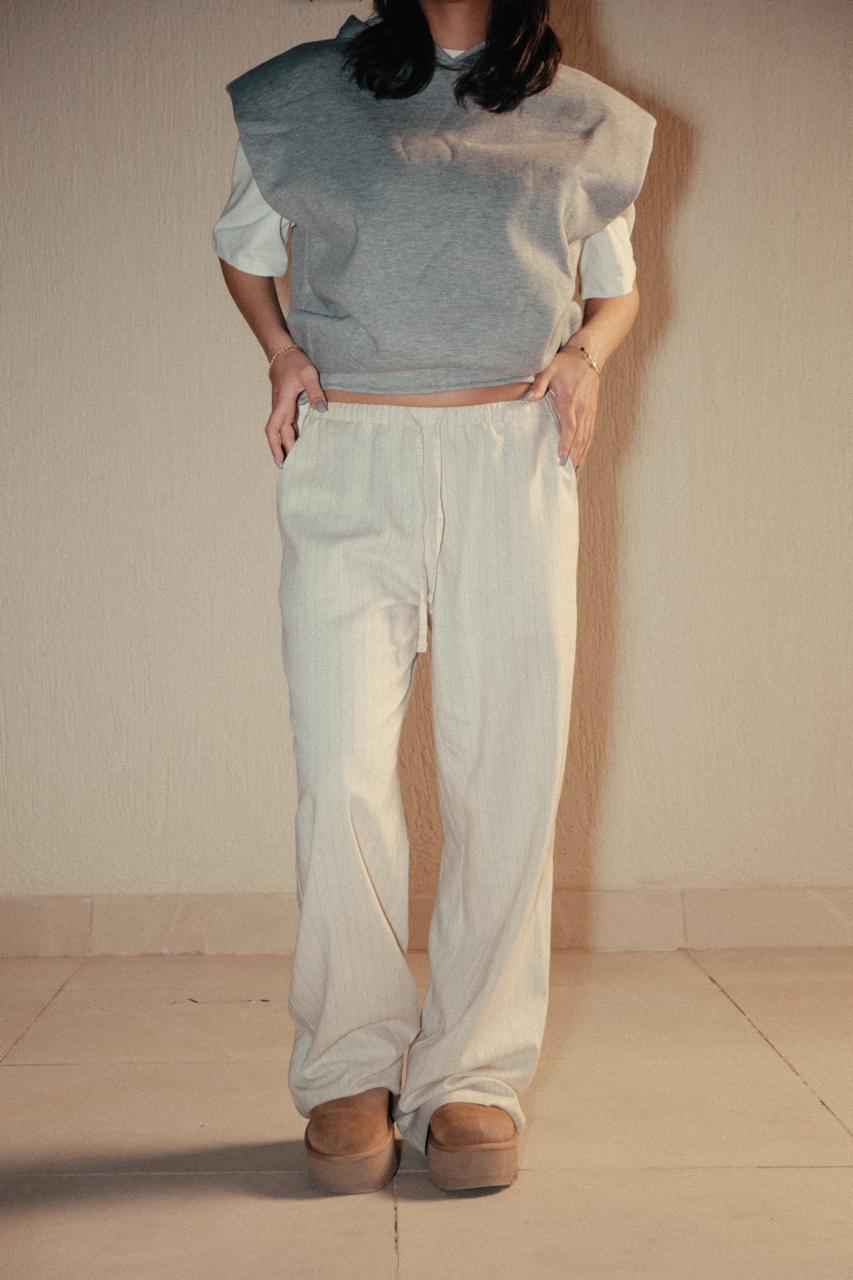 Linen Stripes Pants