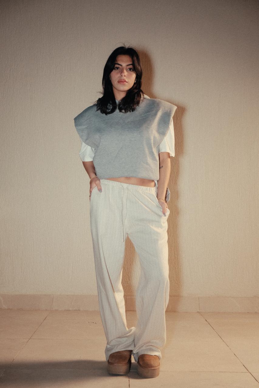 Linen Stripes Pants