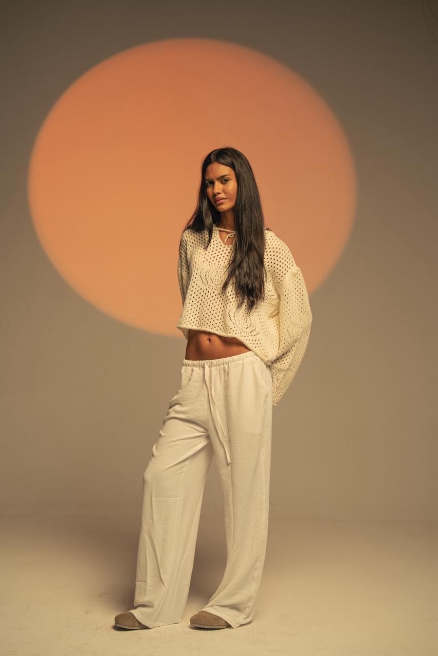 Flowy White Pants