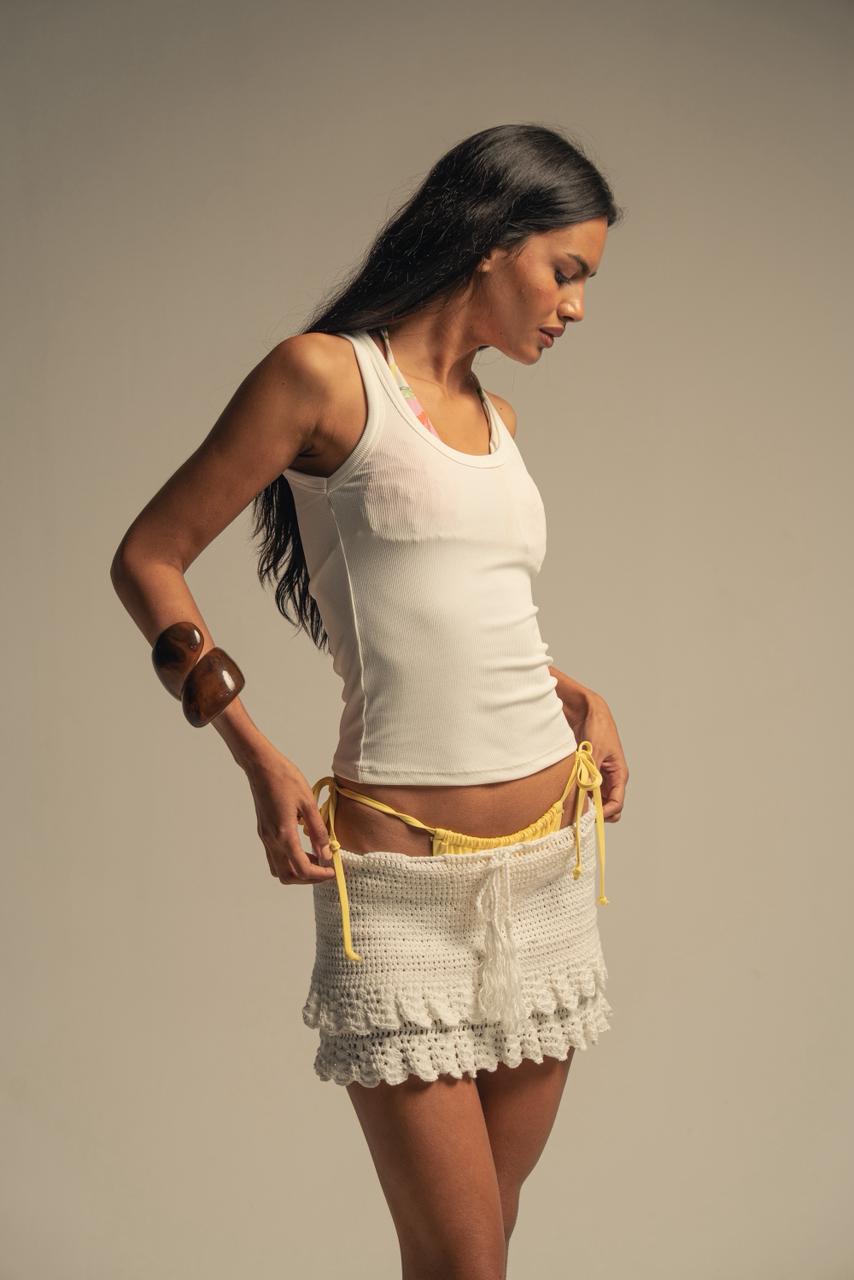 Ruffles Crochet Skirt