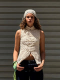 High Neck Lace Top
