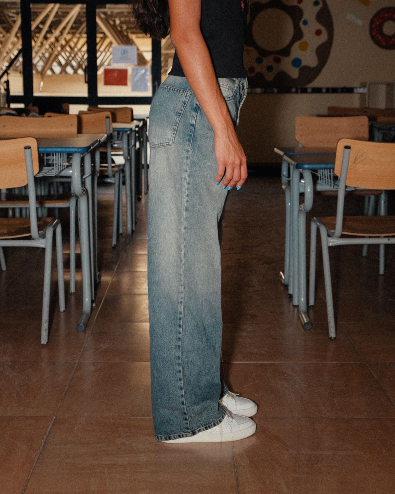 Sand Denim Pants