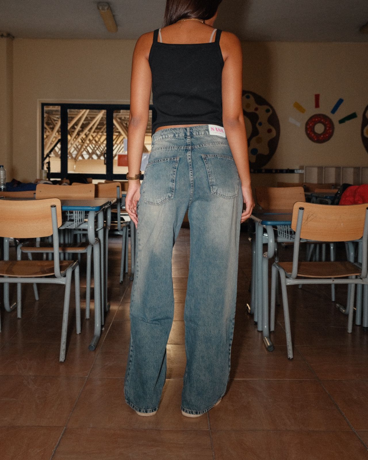 Sand Denim Pants